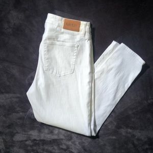 Ralph Lauren white jean capris